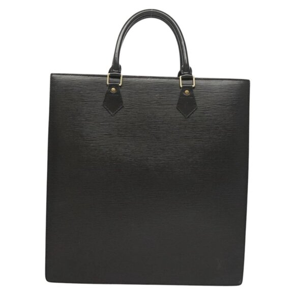 LOUIS VUITTON Epi Sac Plat Hand Bag Black LV Auth - Picture 2 of 16
